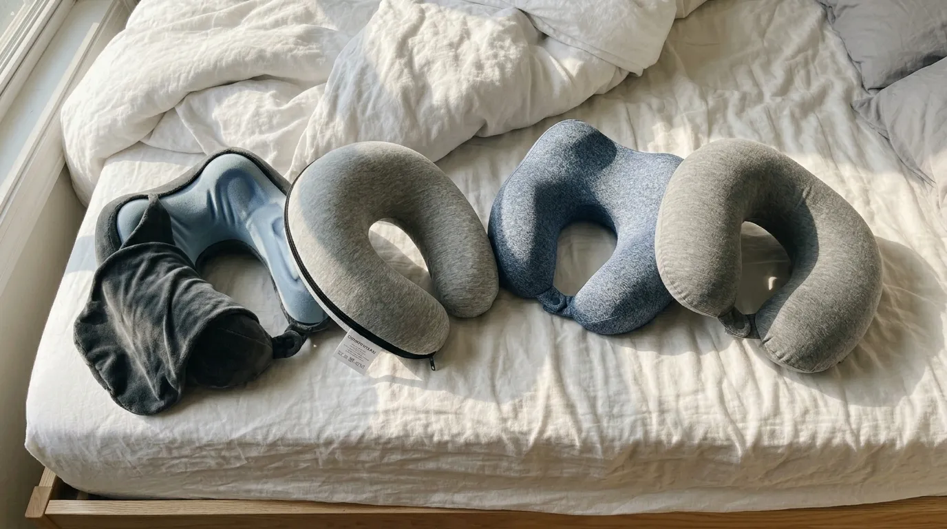 Sammenligning av ulike nakkepute design